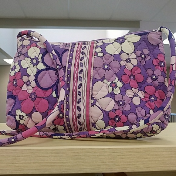 Vera Bradley Handbags - VERA BRADLEY Purple Floral Purse